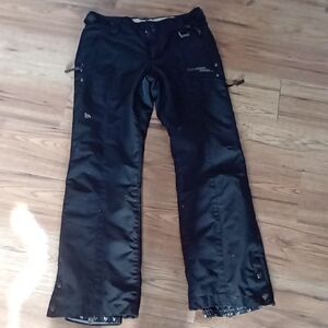 Women's Sleek Black Winter Pants